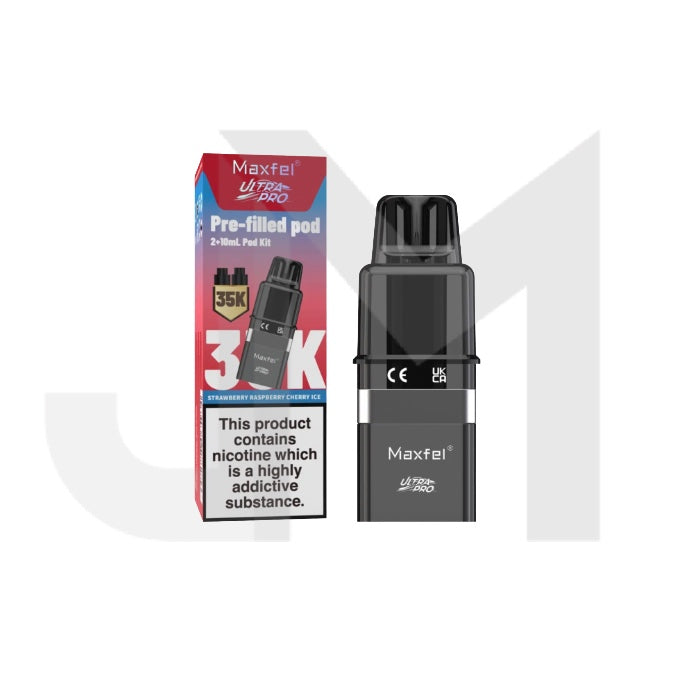 20mg Maxfel Ultra Pro Replacement Prefilled Pods 17500 Puffs