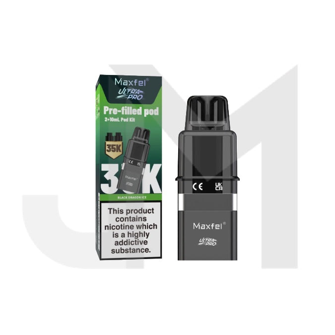 20mg Maxfel Ultra Pro Replacement Prefilled Pods 17500 Puffs