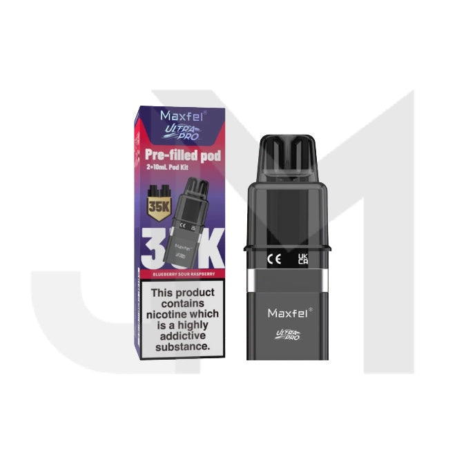 20mg Maxfel Ultra Pro Replacement Prefilled Pods 17500 Puffs