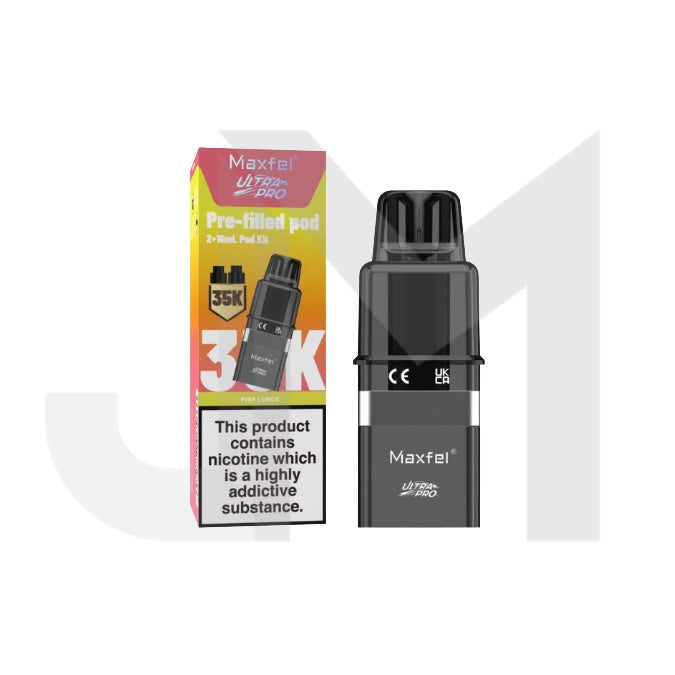 20mg Maxfel Ultra Pro Replacement Prefilled Pods 17500 Puffs