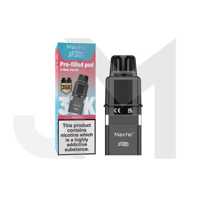 20mg Maxfel Ultra Pro Replacement Prefilled Pods 17500 Puffs