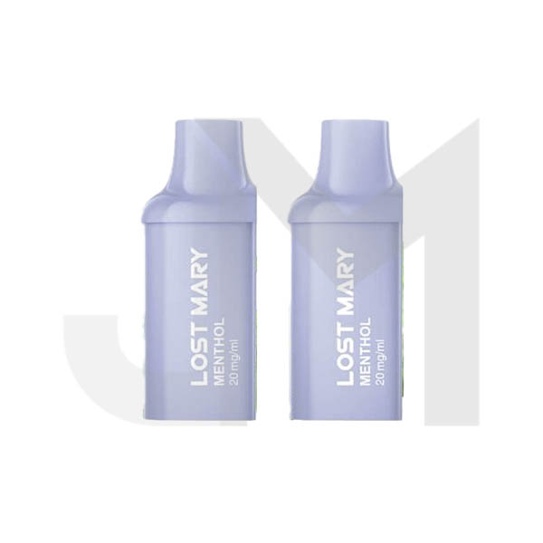 20mg Lost Mary BM600 Prefilled Replacement Pods 1200 Puffs - 2 Pcs