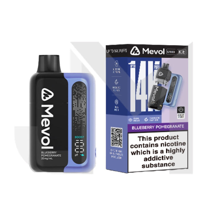 20mg Mevol S7000 Prefilled Pod Vape Kit 14k puffs
