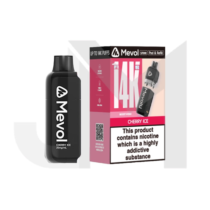 20mg Mevol S7000 Prefilled Pod & Refill 14k puffs