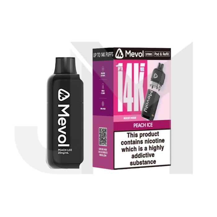 20mg Mevol S7000 Prefilled Pod & Refill 14k puffs