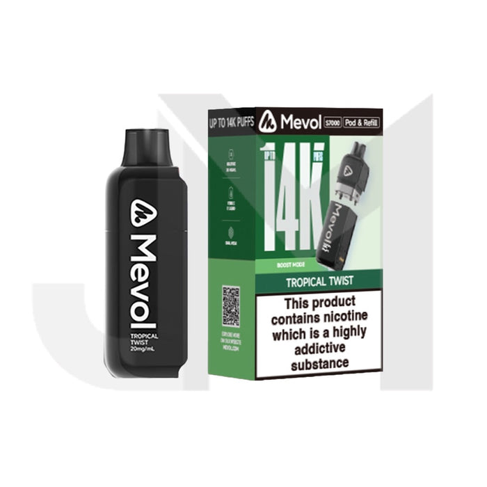 20mg Mevol S7000 Prefilled Pod & Refill 14k puffs
