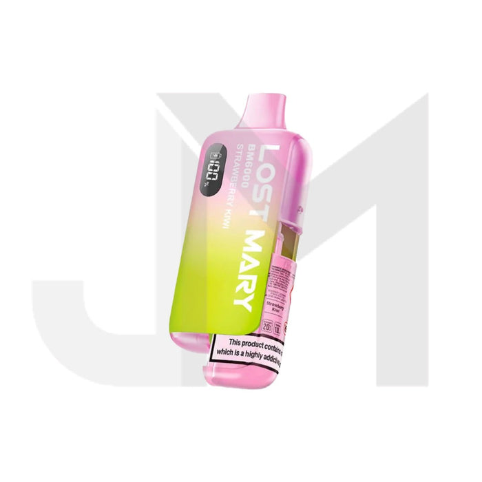 20mg LOST MARY BM6000 Refillable Pod Kit - 6000 Puffs 20mg LOST MARY BM6000 Refillable Pod Kit - 6000 Puffs