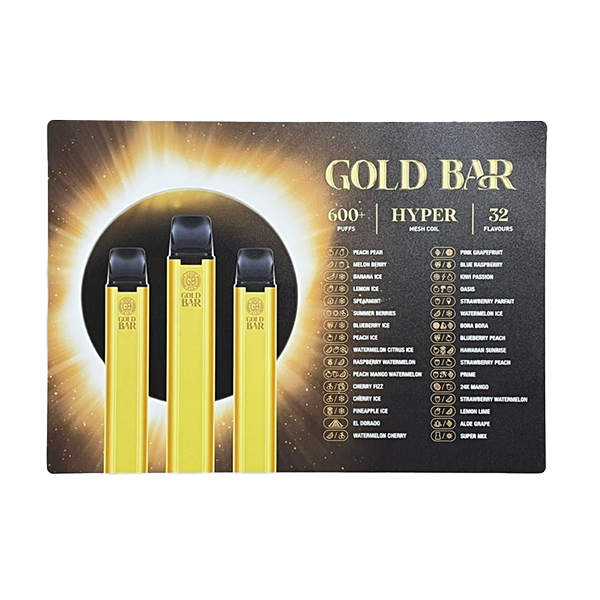 FREE Gold Bar Promotional Medium Mouse Mat - For Your Business! 2 Per Customer