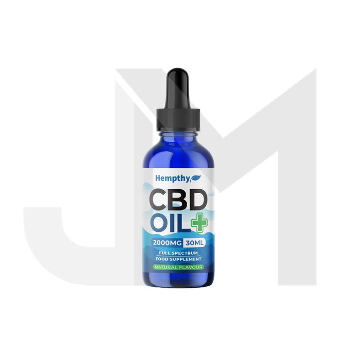 Hempthy 2000mg CBD Oil Full Spectrum Natural - 30ml