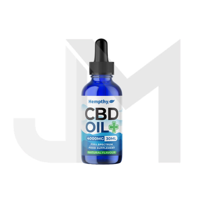 Hempthy 4000mg CBD Oil Full Spectrum Natural - 30ml