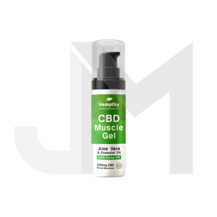 Hempthy 250mg Broad Spectrum CBD Muscle Gel - 50g