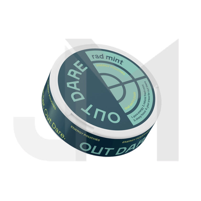 50mg OUTDARE Rad Mint Energy Pouches - 20 Pouches