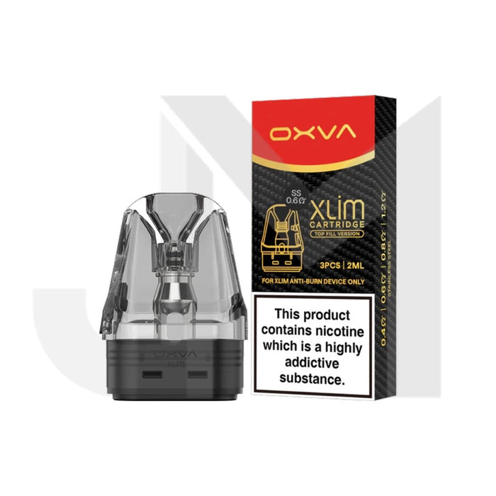 OXVA Xlim SS Replacement Pods (0.6Ohm, 0.8Ohm, 1.2Ohm)