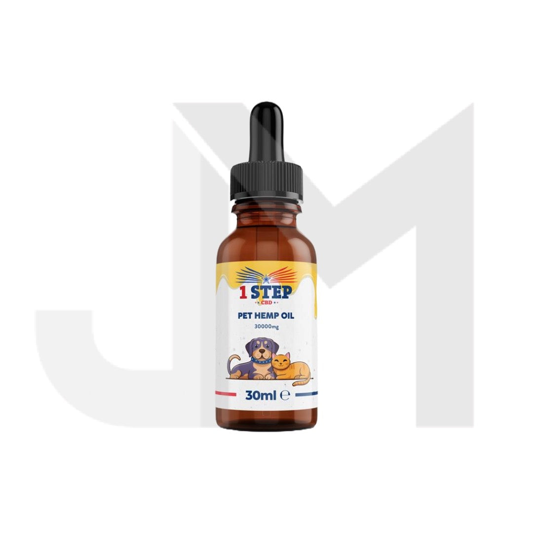 1 Step CBD 30000mg Natural Pet Hemp Oil 30ml