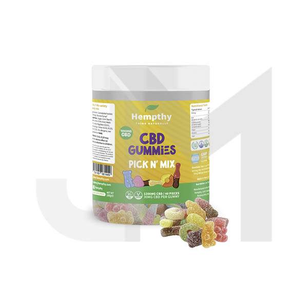 Hempthy 1200mg CBD Pick n Mix - 40 pieces