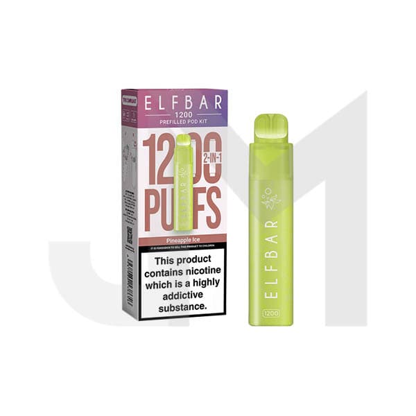 20mg ELF Bar 1200 Prefilled Pod Kit 1200 Puffs