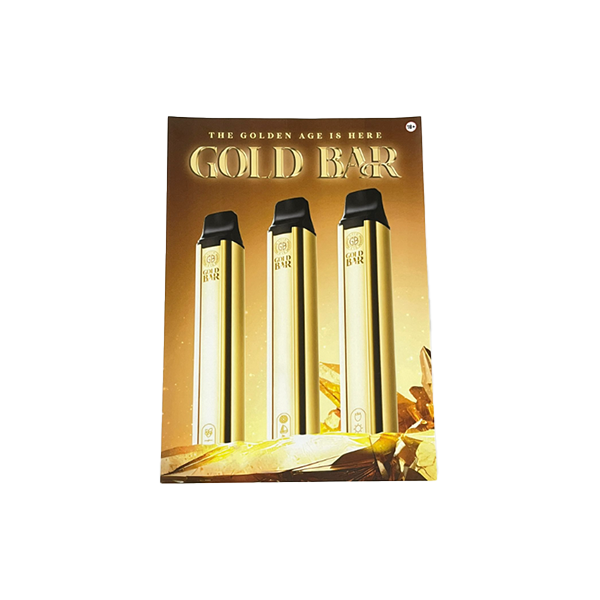 FREE Gold Bar Promotional A4 Poster - For Your Business! 2 Per Customer