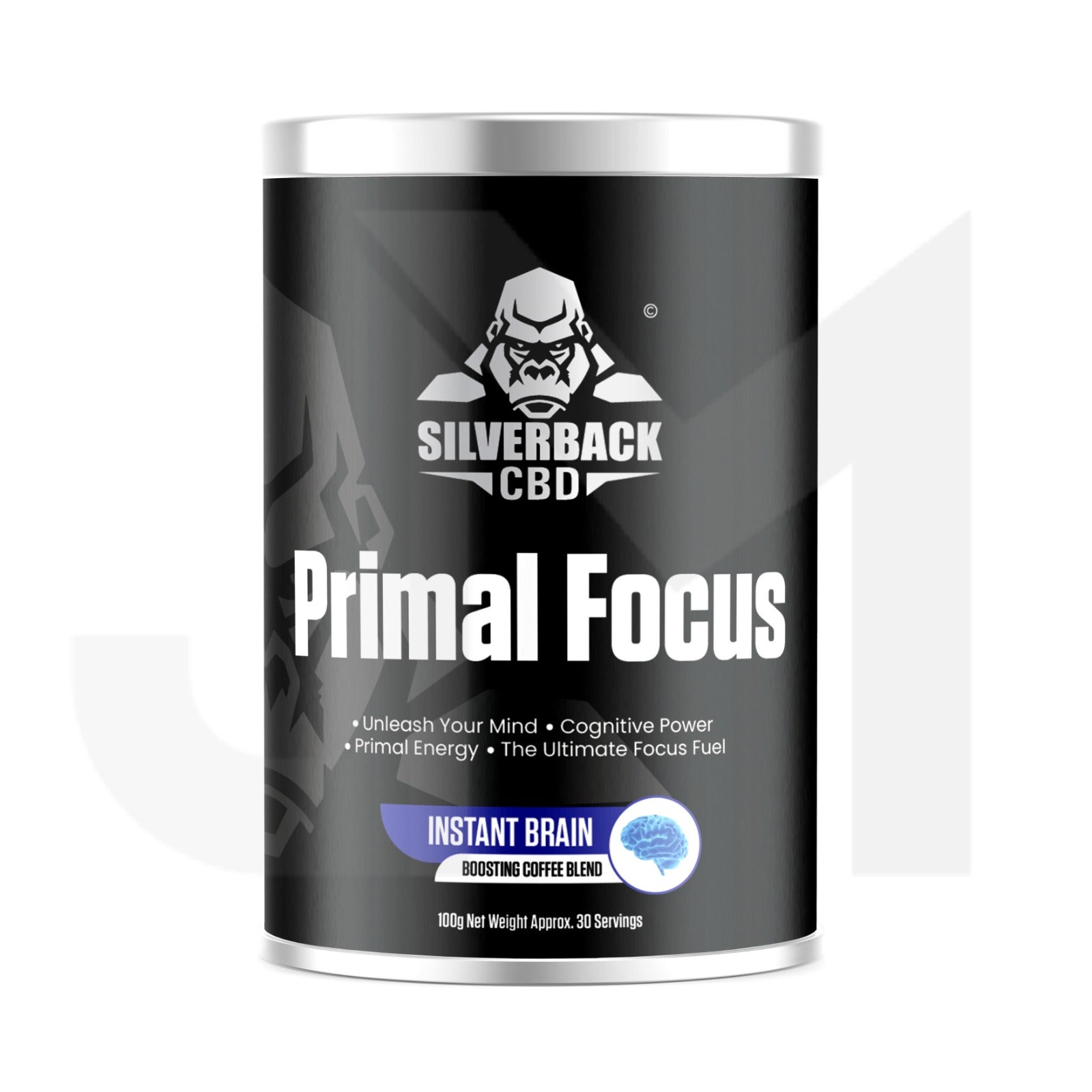 Silverback CBD Primal Focus Nootropic Coffee