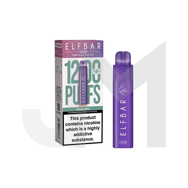 20mg ELF Bar 1200 Prefilled Pod Kit 1200 Puffs