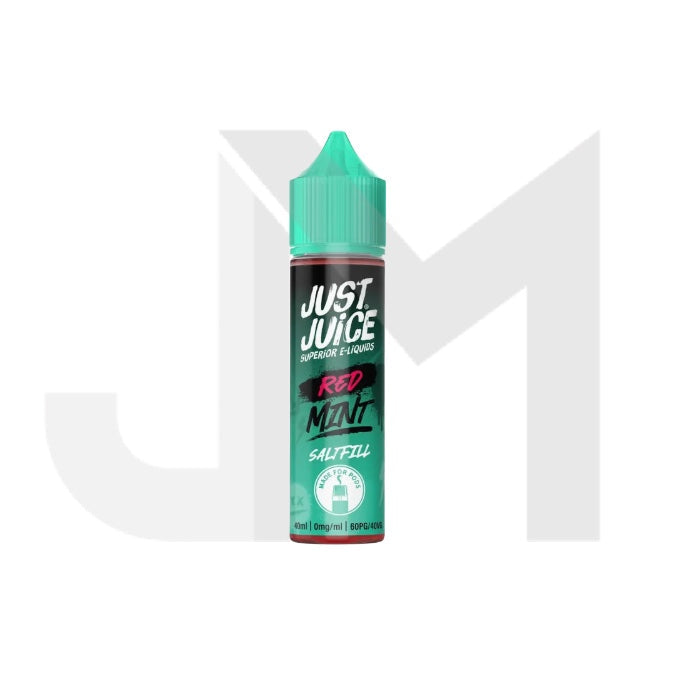 0mg Just Juice Mint 40ml Saltfills (40VG/60PG)