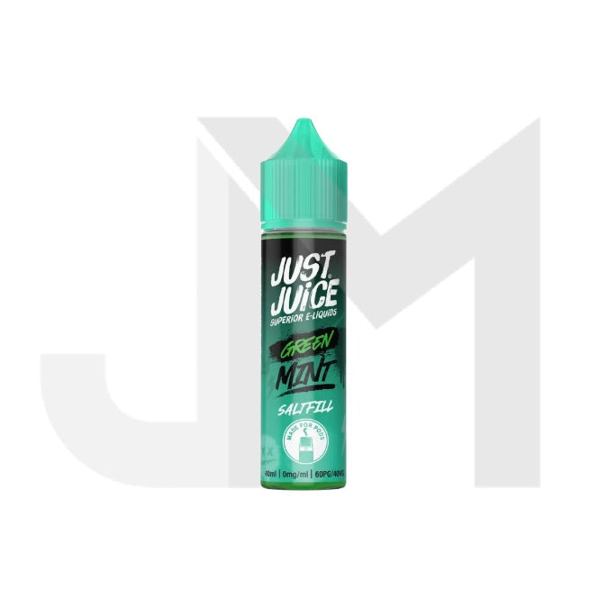 0mg Just Juice Mint 40ml Saltfills (40VG/60PG)