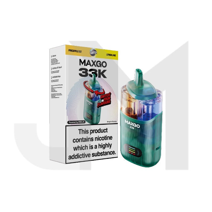 18mg Relx Maxgo 33K Prefilled Pod Vape Kit 25W