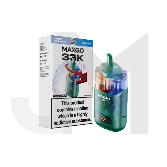 18mg Relx Maxgo 33K Prefilled Pod Vape Kit 25W 18mg Relx Maxgo 33K Prefilled Pod Vape Kit 25W
