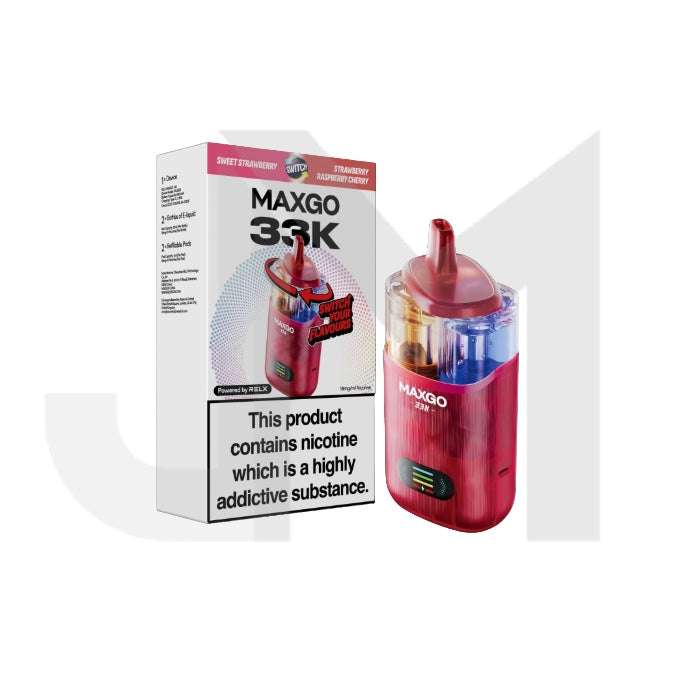 18mg Relx Maxgo 33K Prefilled Pod Vape Kit 25W 18mg Relx Maxgo 33K Prefilled Pod Vape Kit 25W