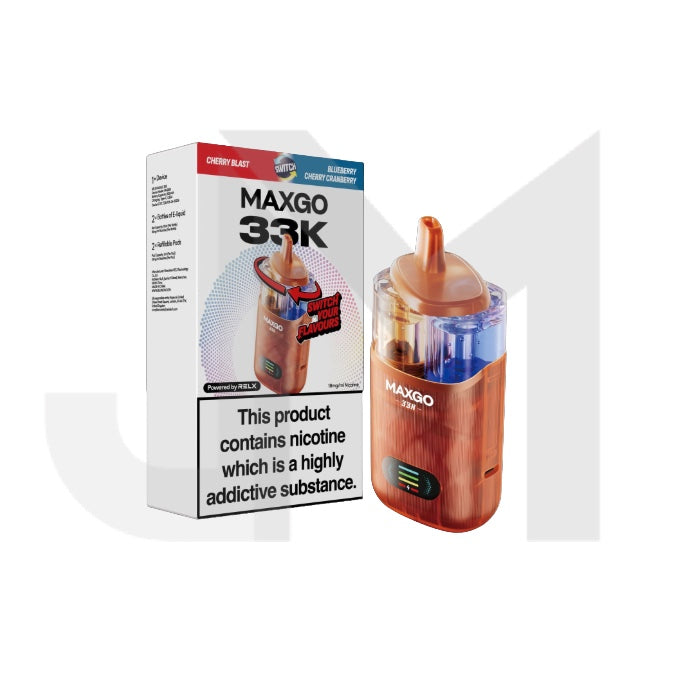 18mg Relx Maxgo 33K Prefilled Pod Vape Kit 25W