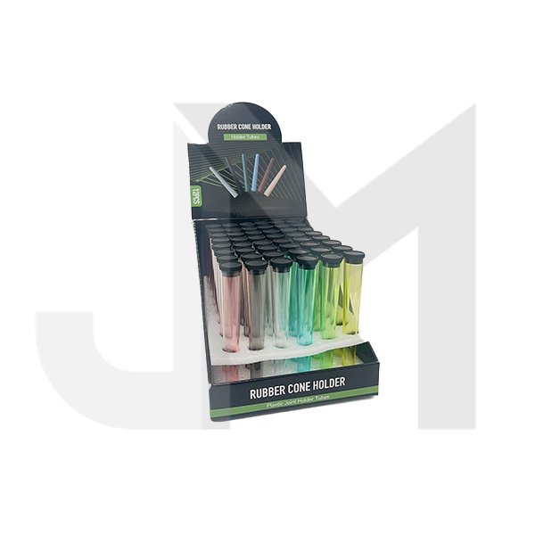 48x Rubber Cone Holder Container