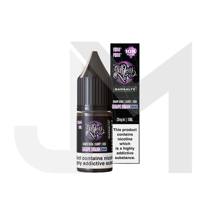 10mg Ruthless Nic Salt 10ml (50VG/50PG)