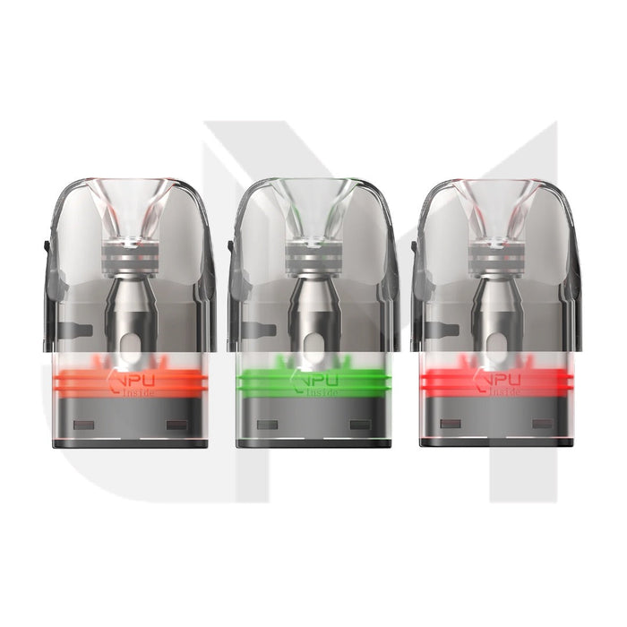 Geekvape Q Side Fill Replacement Pods - 3 Pcs (0.4Ohm, 0.6Ohm, 0.8Ohm, 1.2Ohm) 3ml