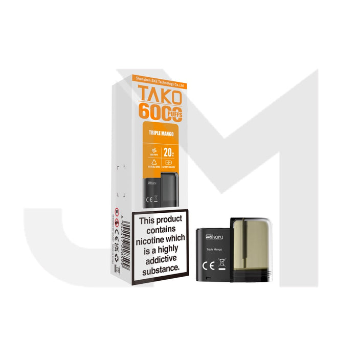 20mg Sikary Tako SP6000 Prefilled Pods 6000 Puffs