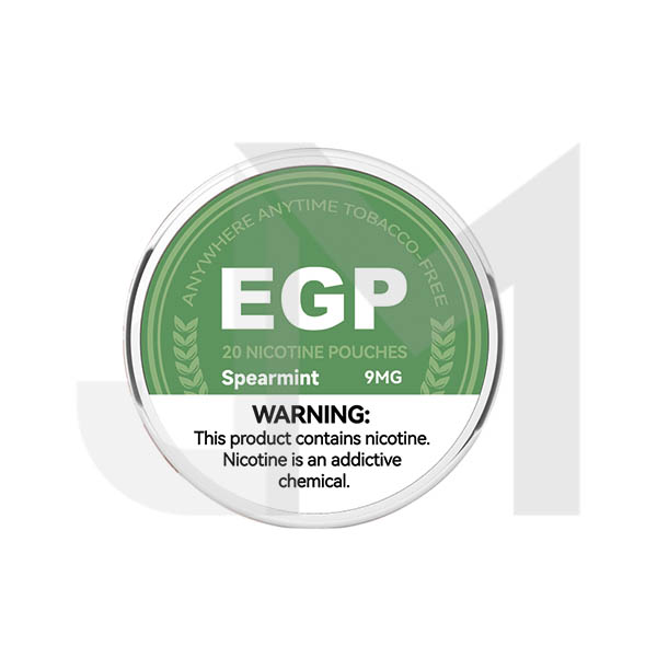 9mg EGP Nicotine Pouches - 20 Pouches