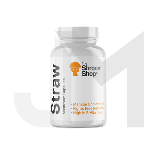 The Shroom Shop Straw Mushroom 45000mg Capsules - 90 Caps