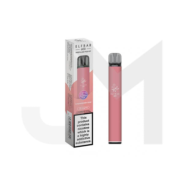20mg Elf Bar 600 Prefilled Pod Vape Kit 600 Puffs