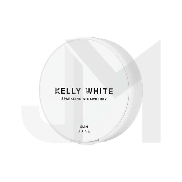 10mg Kelly White Medium Slim Nicotine Pouches - 20 Pouches