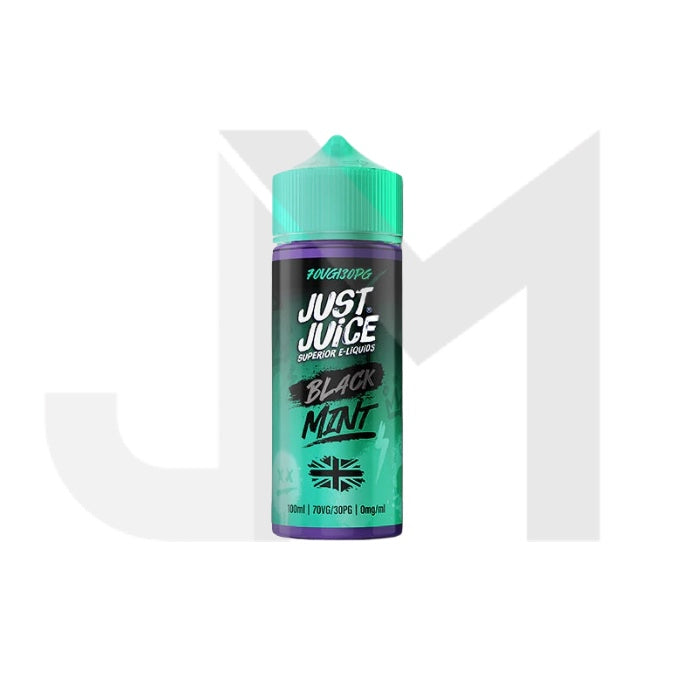 0mg Just Juice MINT 100ml Shortfill (70VG/30PG)