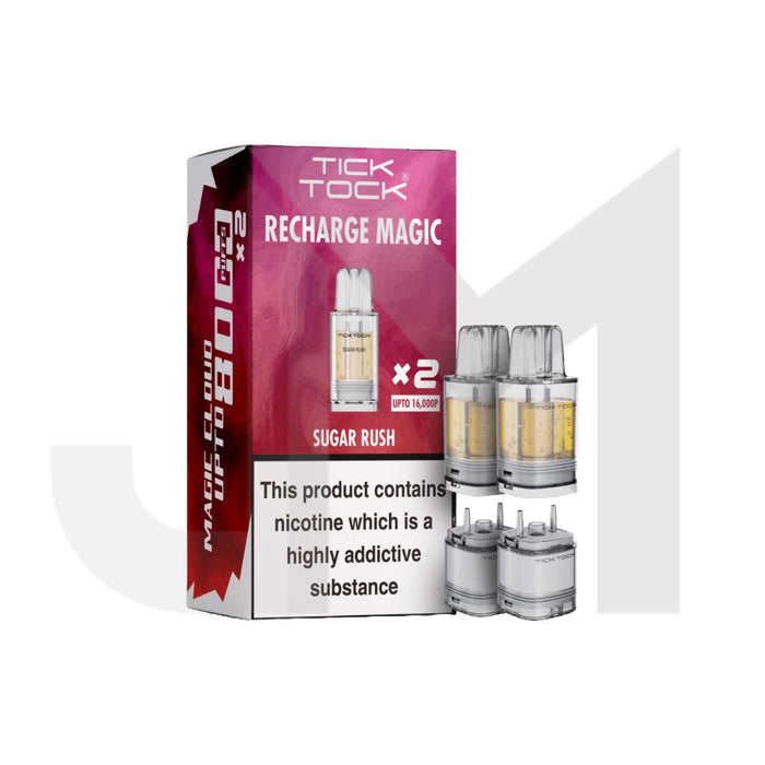 Tick Tock Recharge MAGIC 8K Prefilled Pods  8000 Puffs