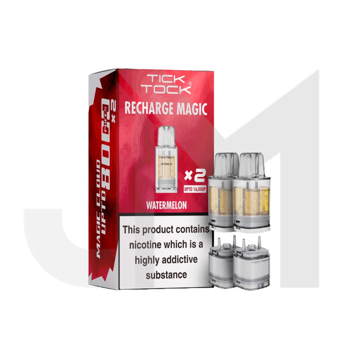 Tick Tock Recharge MAGIC 8K Prefilled Pods  8000 Puffs