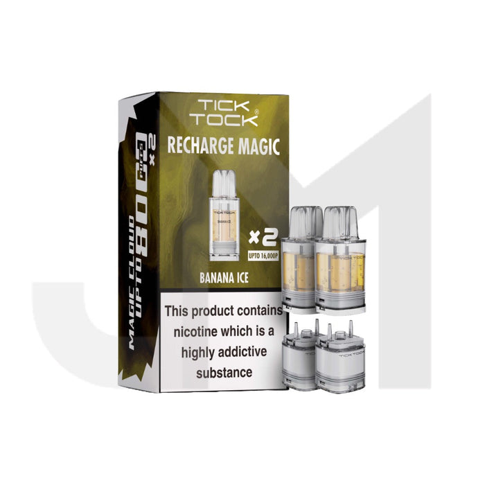 Tick Tock Recharge MAGIC 8K Prefilled Pods  8000 Puffs