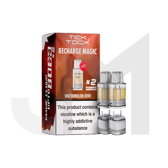 Tick Tock Recharge MAGIC 8K Prefilled Pods  8000 Puffs