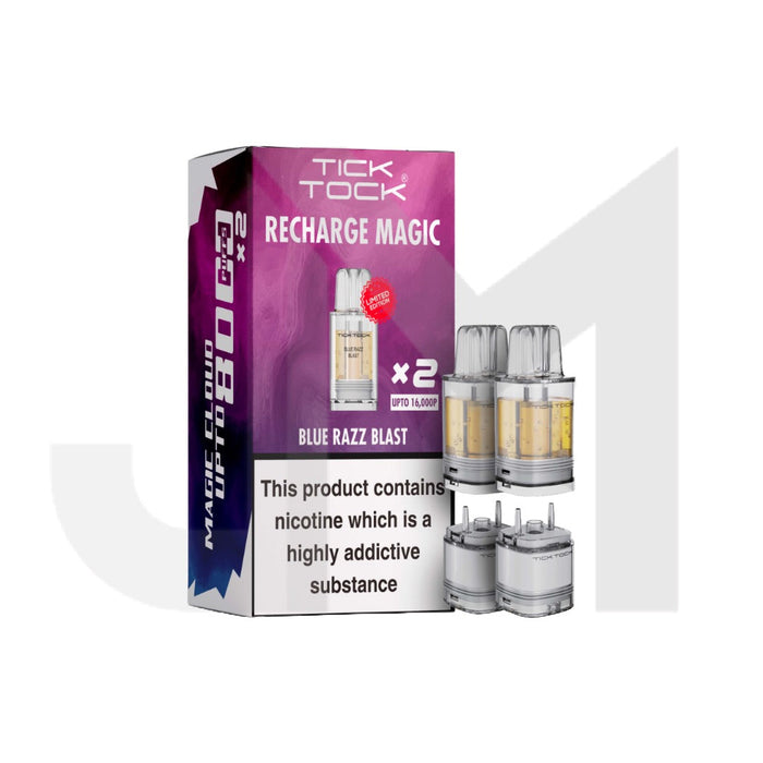 Tick Tock Recharge MAGIC 8K Prefilled Pods  8000 Puffs
