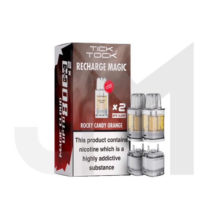 Tick Tock Recharge MAGIC 8K Prefilled Pods  8000 Puffs