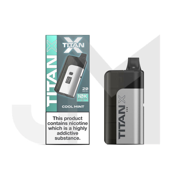 20mg Titan X 10k Puff Prefilled Pod Vape Kit