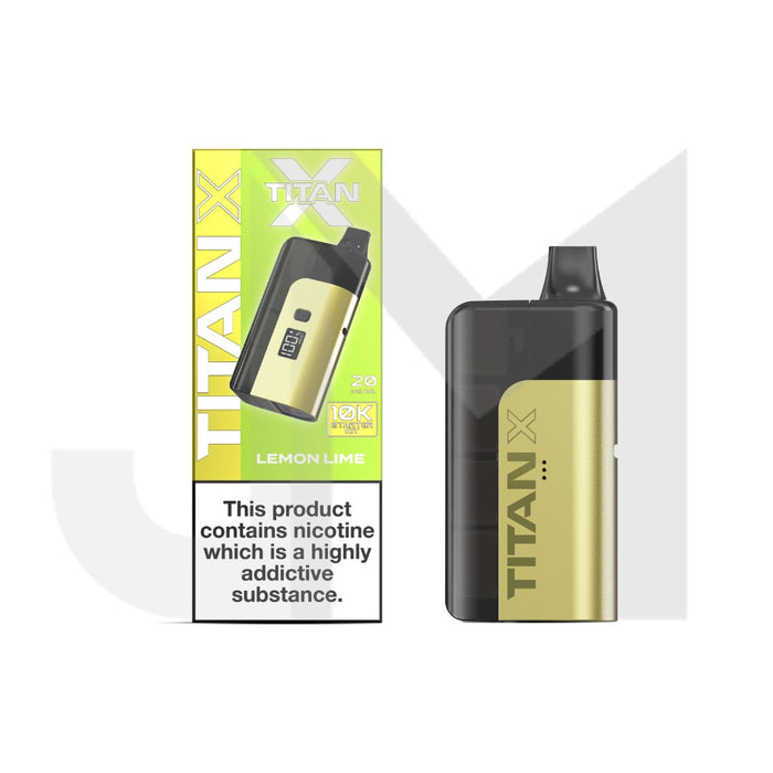 20mg Titan X 10k Puff Prefilled Pod Vape Kit