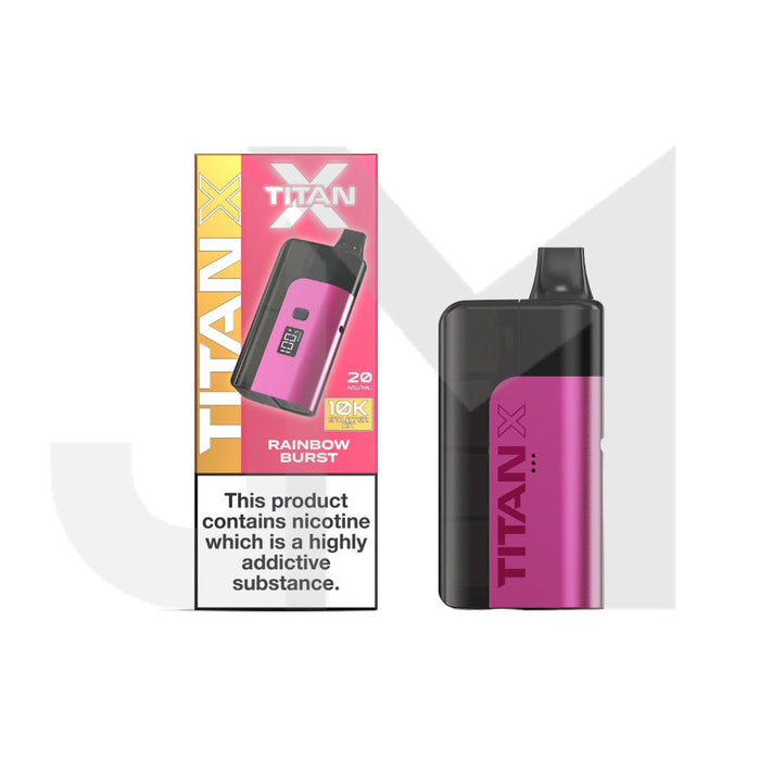 20mg Titan X 10k Puff Prefilled Pod Vape Kit