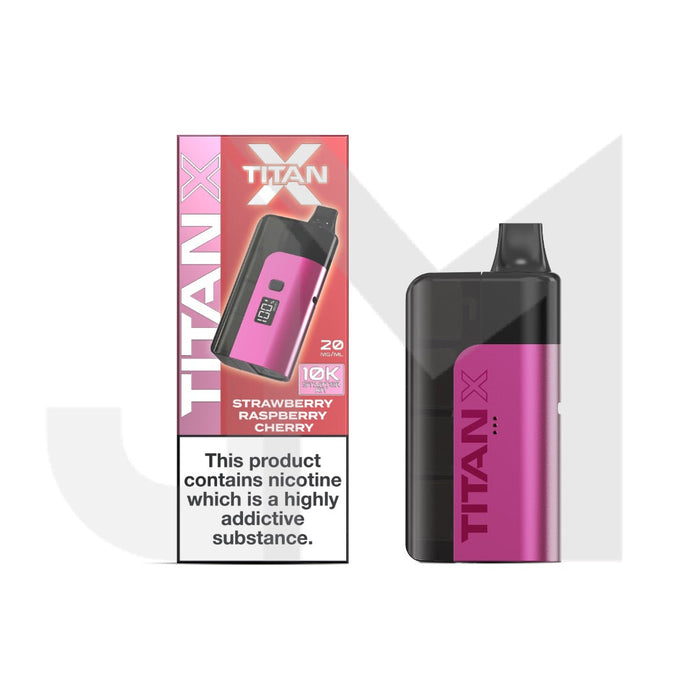20mg Titan X 10k Puff Prefilled Pod Vape Kit