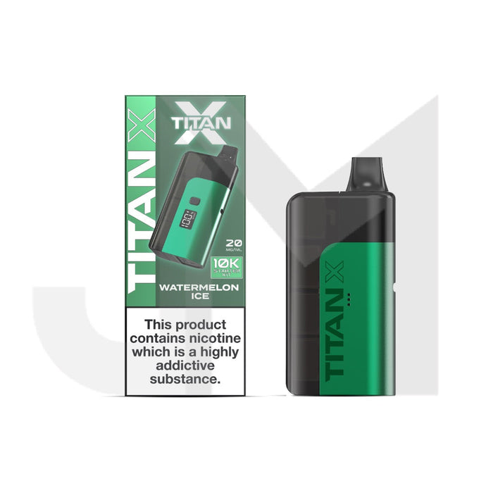 20mg Titan X 10k Puff Prefilled Pod Vape Kit