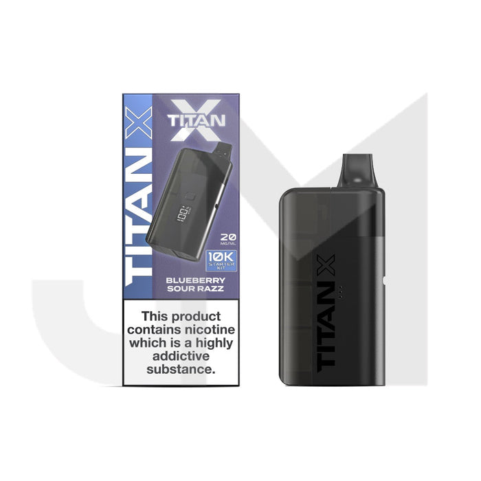 20mg Titan X 10k Puff Prefilled Pod Vape Kit